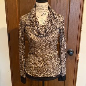 Derek Heart Cow Neck Sweater